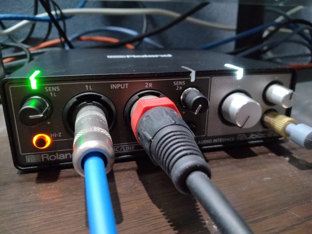 オーディオインターフェース。Rubix22